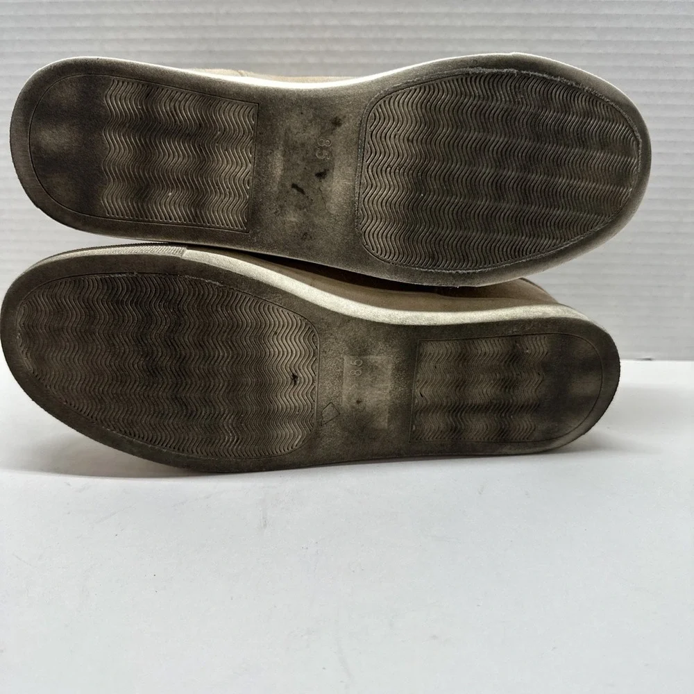 Soda Suede(man made)‎ Brown Flat Slip On Bootie Women's Size 8.5
